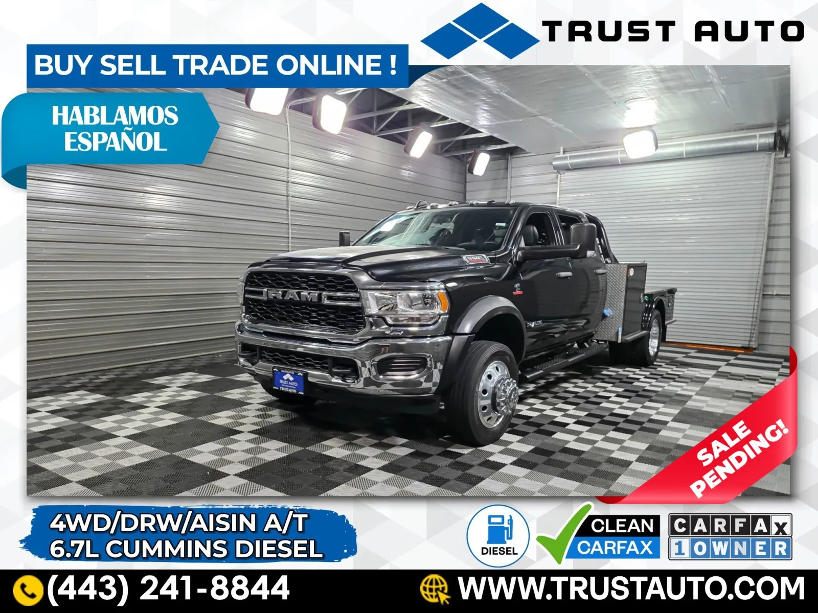 2021 Ram 5500 Chassis Tradesman Crew Cab 4WD for sale in Sykesville, MD