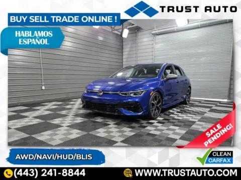 Blue 2024 Volkswagen Golf R AWD Luxury Hatchback for sale in Sykesville, MD