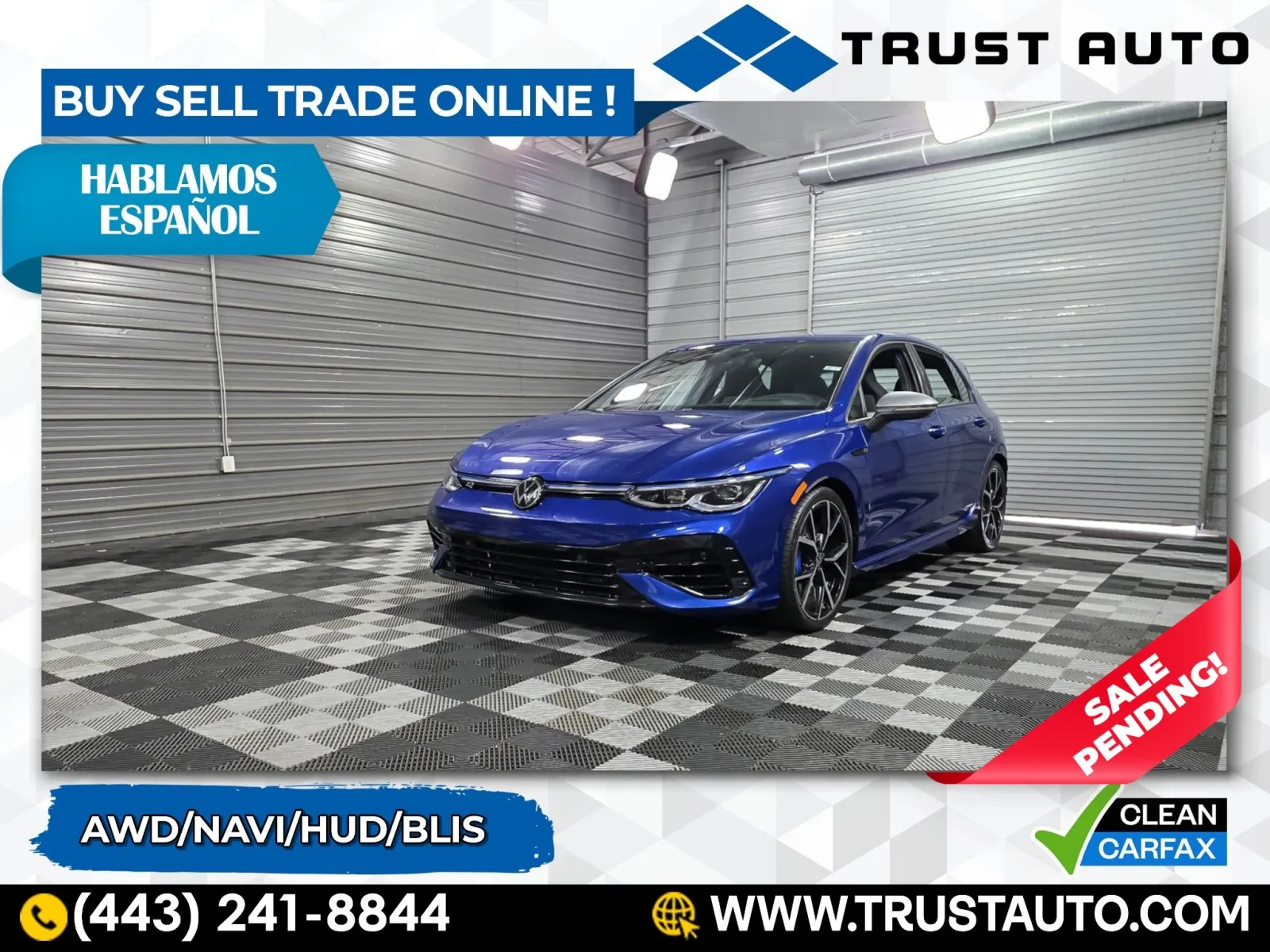 2024 Volkswagen Golf R AWD Luxury Hatchback for sale in Sykesville, MD