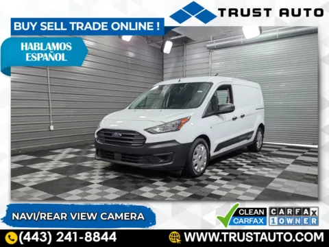 White 2022 Ford Transit Connect Cargo XL LWB Minivan/Van for sale in Sykesville, MD