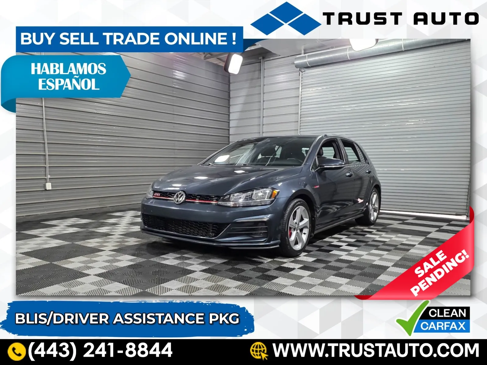2020 Volkswagen Golf GTI S Hatchback for sale in Sykesville, MD