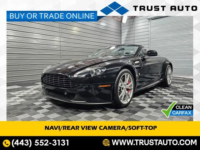 2014 Aston Martin V8 Vantage Luxury Soft-Top Convertible for sale in Sykesville, MD