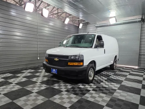 Blue 2021 Chevrolet Express Cargo Van 2500 for sale in Sykesville, MD