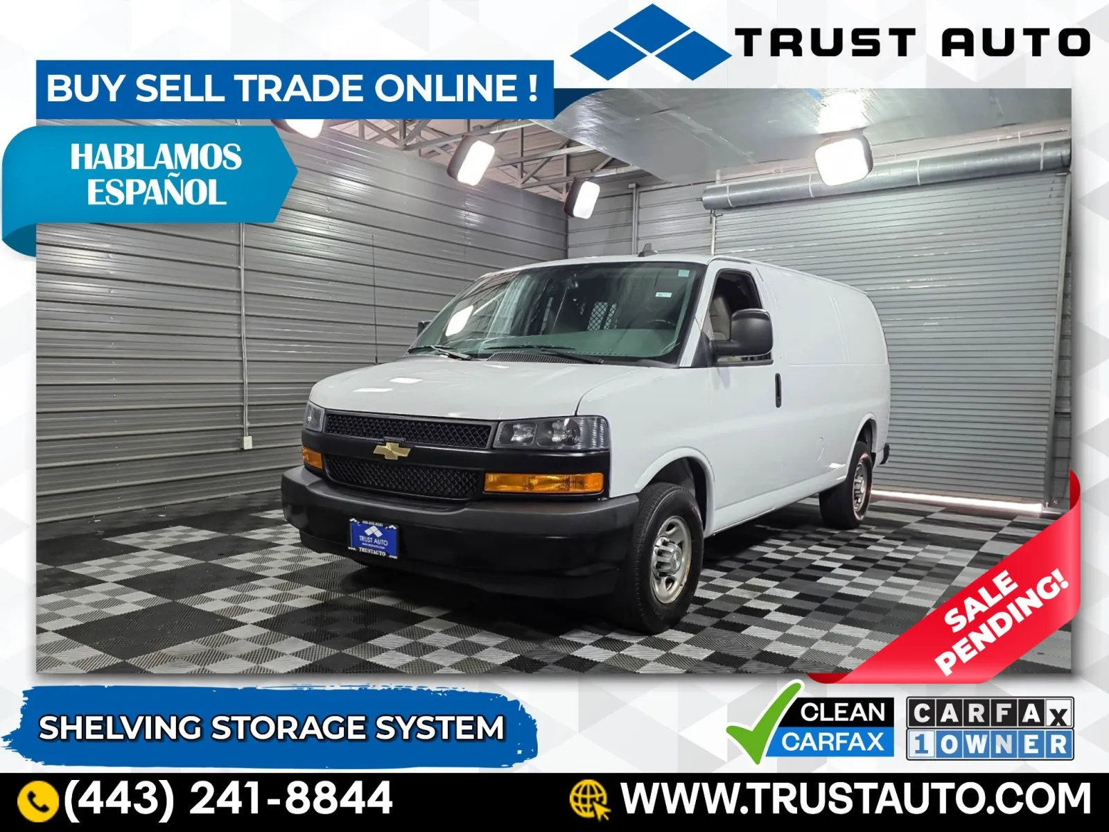 2021 Chevrolet Express 2500 Cargo 135''WB Low Roof Minivan/Van for sale in Sykesville, MD
