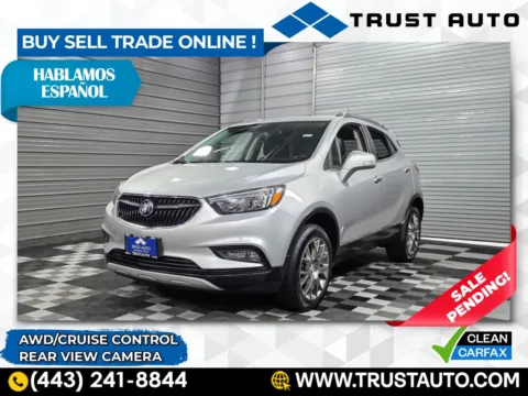 Silver 2017 Buick Encore Sport Touring AWD SUV for sale in Sykesville, MD