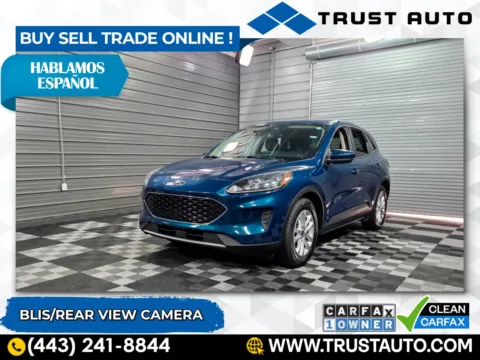 Green 2020 Ford Escape SE Ecoboost SUV for sale in Sykesville, MD