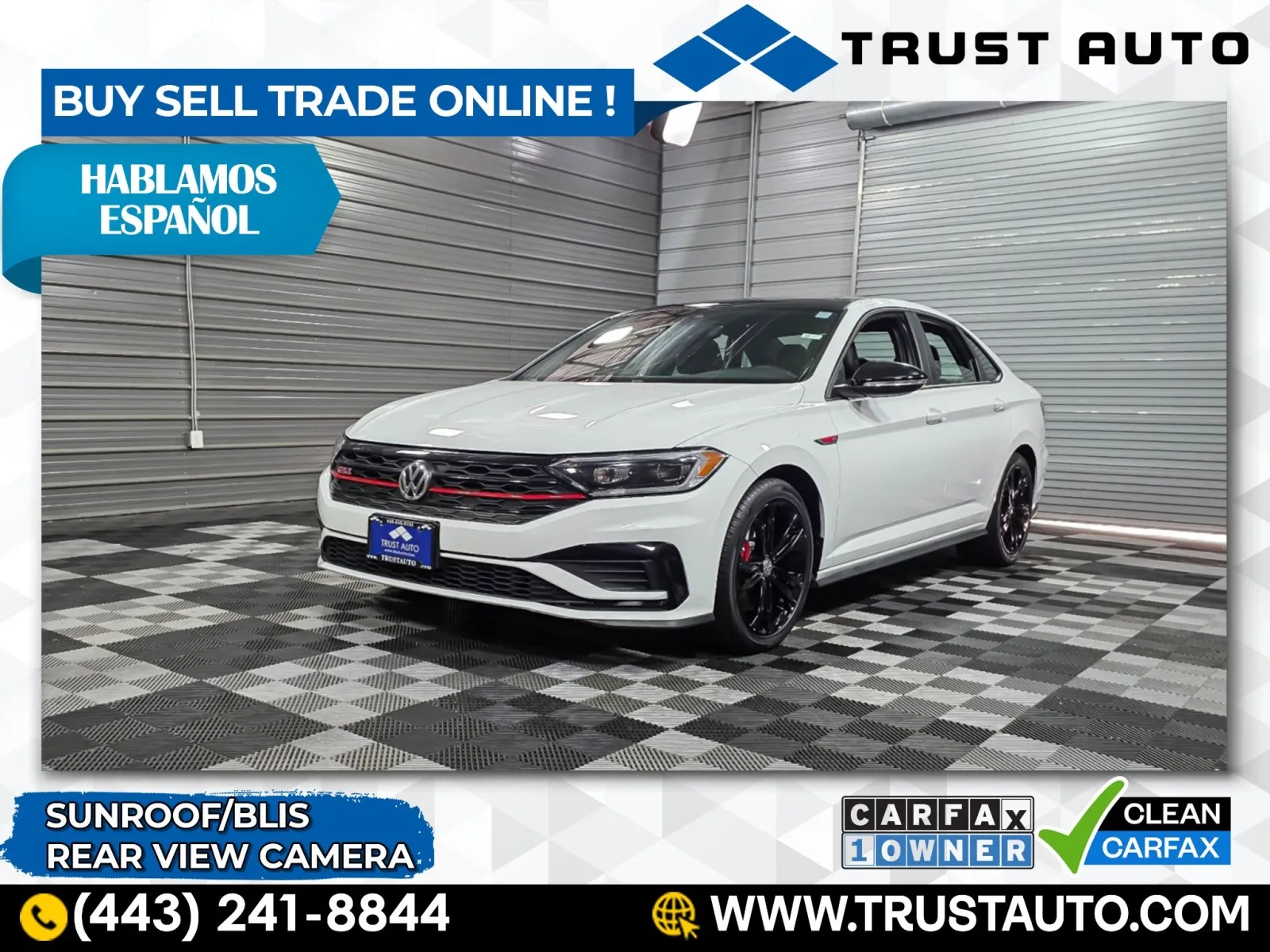 White 2021 Volkswagen Jetta GLI Autobahn Sedan for sale in Sykesville, MD