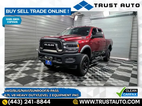 Red 2019 Ram 2500 Power Wagon 4WD Crew Cab 6-Pass Hemi Pickup Truck w/Level 2 Equipment Group for sale in Sykesville, MD