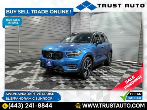 Blue 2021 Volvo XC40 R-Design AWD SUV for sale in Sykesville, MD