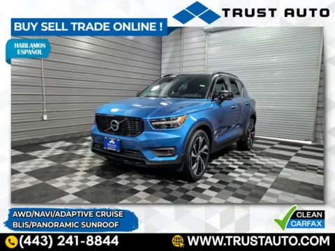 Blue 2021 Volvo XC40 R-Design AWD SUV for sale in Sykesville, MD