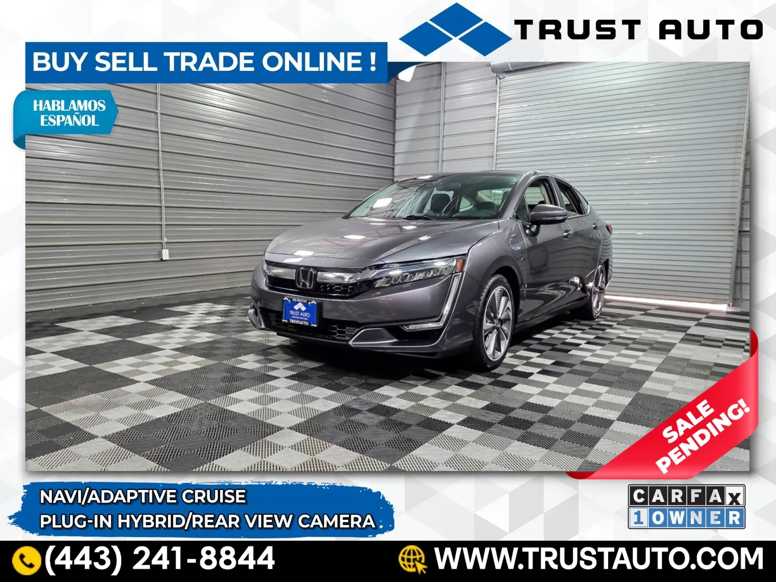 2020 Honda Clarity Touring Plug-In Hybrid Sedan for sale in Sykesville, MD