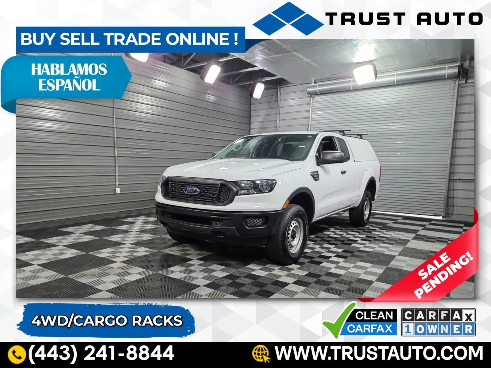 2023 Ford Ranger XL 4WD SuperCab Pickup Truck for sale in Sykesville, MD