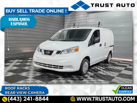 White 2020 Nissan NV200 Compact Cargo S Minivan/Van w/Roof Racks for sale in Sykesville, MD
