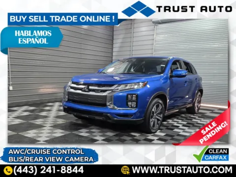 Blue 2022 Mitsubishi Outlander Sport SE AWC SUV for sale in Sykesville, MD