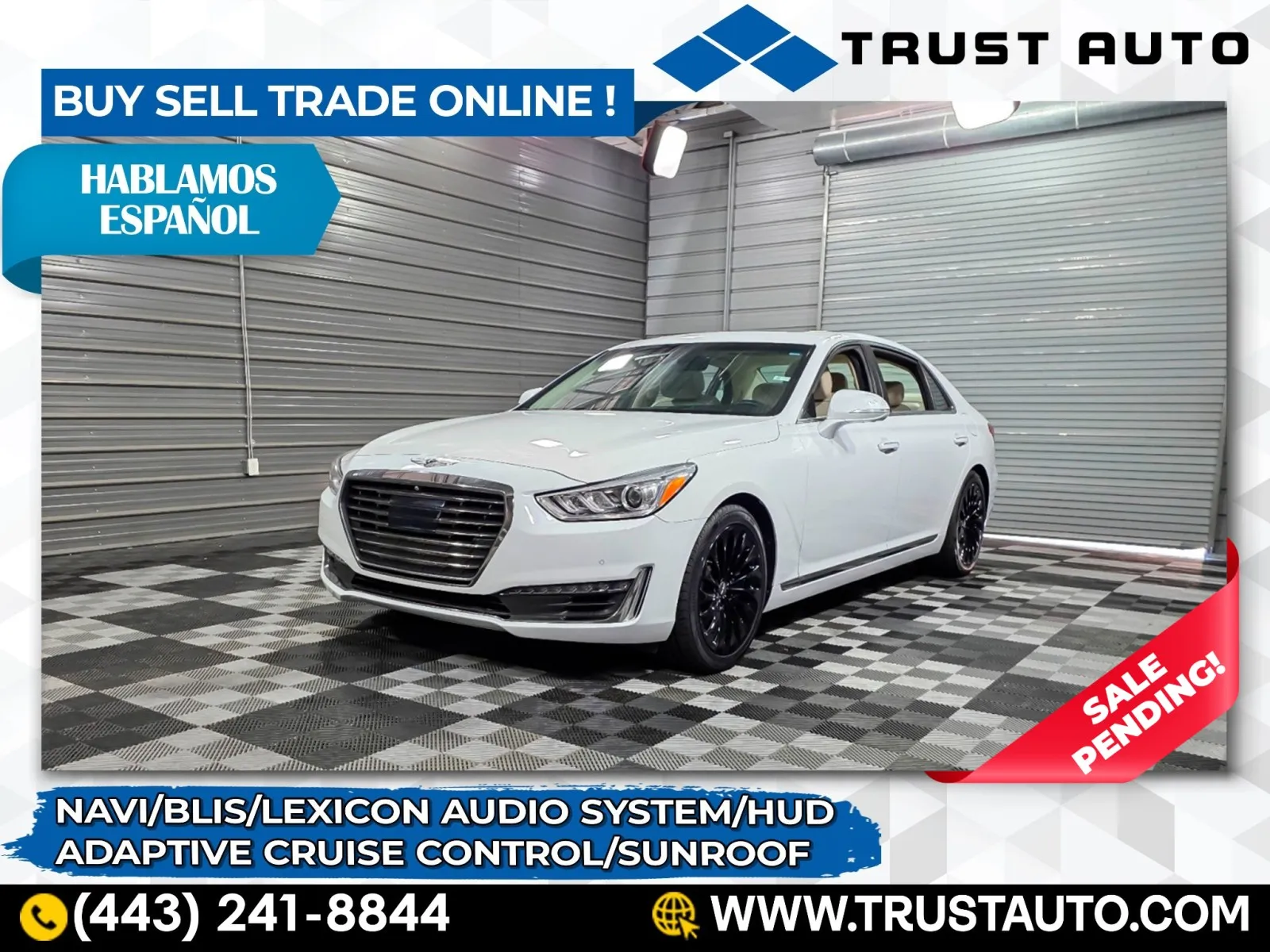 2017 Genesis G90 5.0L Ultimate Luxary Seadan for sale in Sykesville, MD