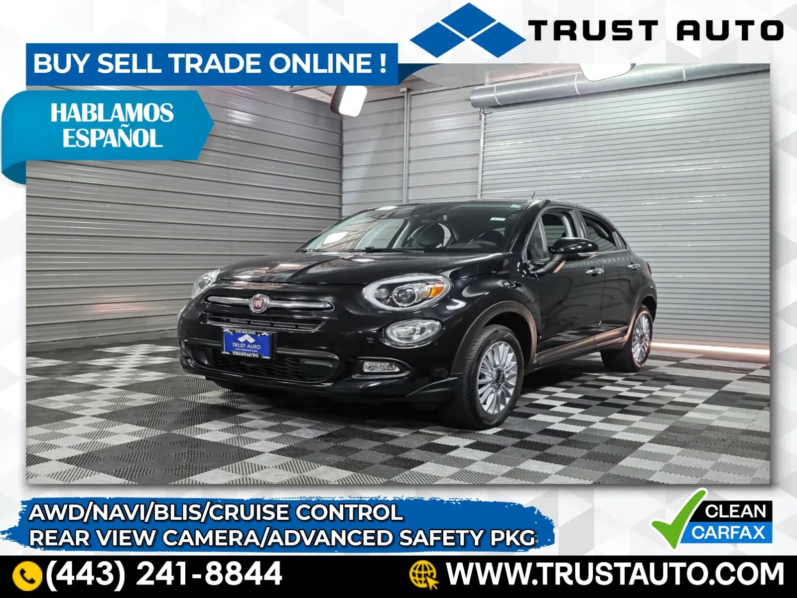 2017 FIAT 500X Lounge AWD SUV
