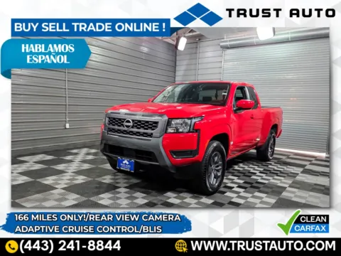 Red 2025 Nissan Frontier SV King Cab Pickup Truck for sale in Sykesville, MD