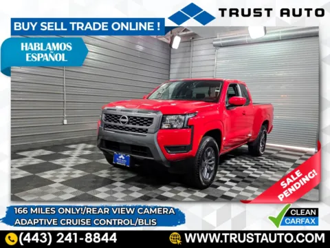 Red 2025 Nissan Frontier SV King Cab Pickup Truck for sale in Sykesville, MD
