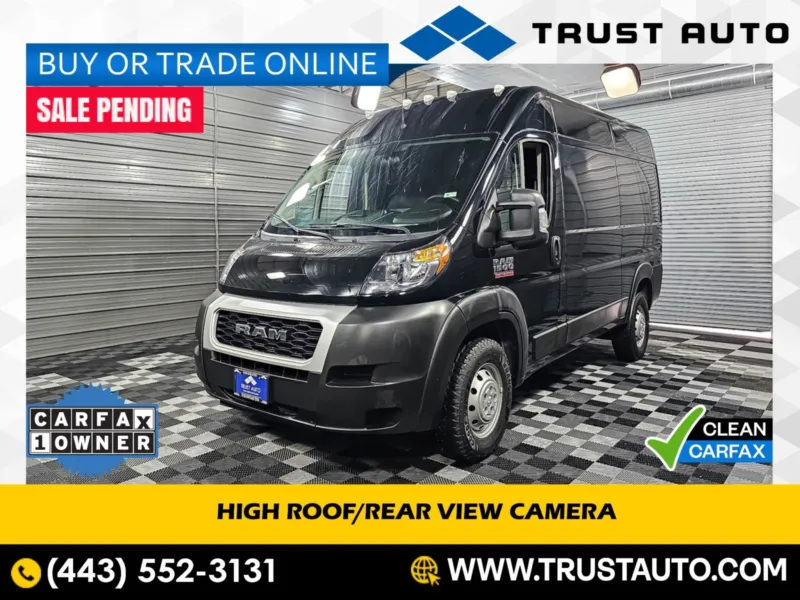 Ram 1500 Dodge Cargo Vans For Sale Used 2021 Ram ProMaster