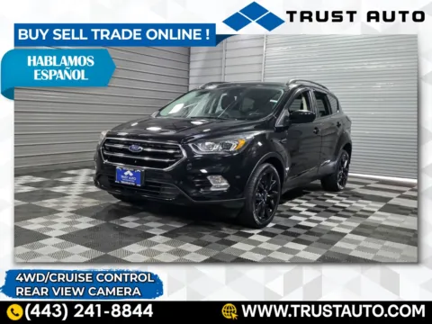 Black 2019 Ford Escape SE 4WD SUV for sale in Sykesville, MD