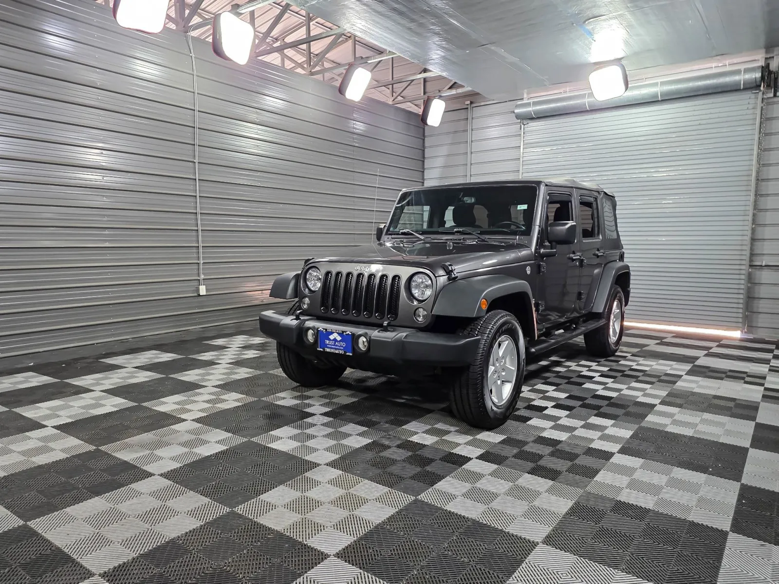 Blue 2017 Jeep Wrangler Unlimited Willys Wheeler for sale in Sykesville, MD