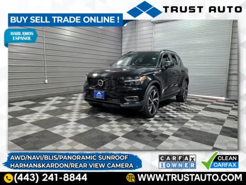 Black 2019 Volvo XC40 T5 R-Design AWD SUV for sale in Sykesville, MD