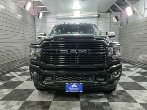 Another view of 2019 Ram 3500 Big Horn 4WD Crew Cab Hemi Pickup Truck w/Level 2/Black Appearance Pkgs for sale in Sykesville, MD at Trust Auto