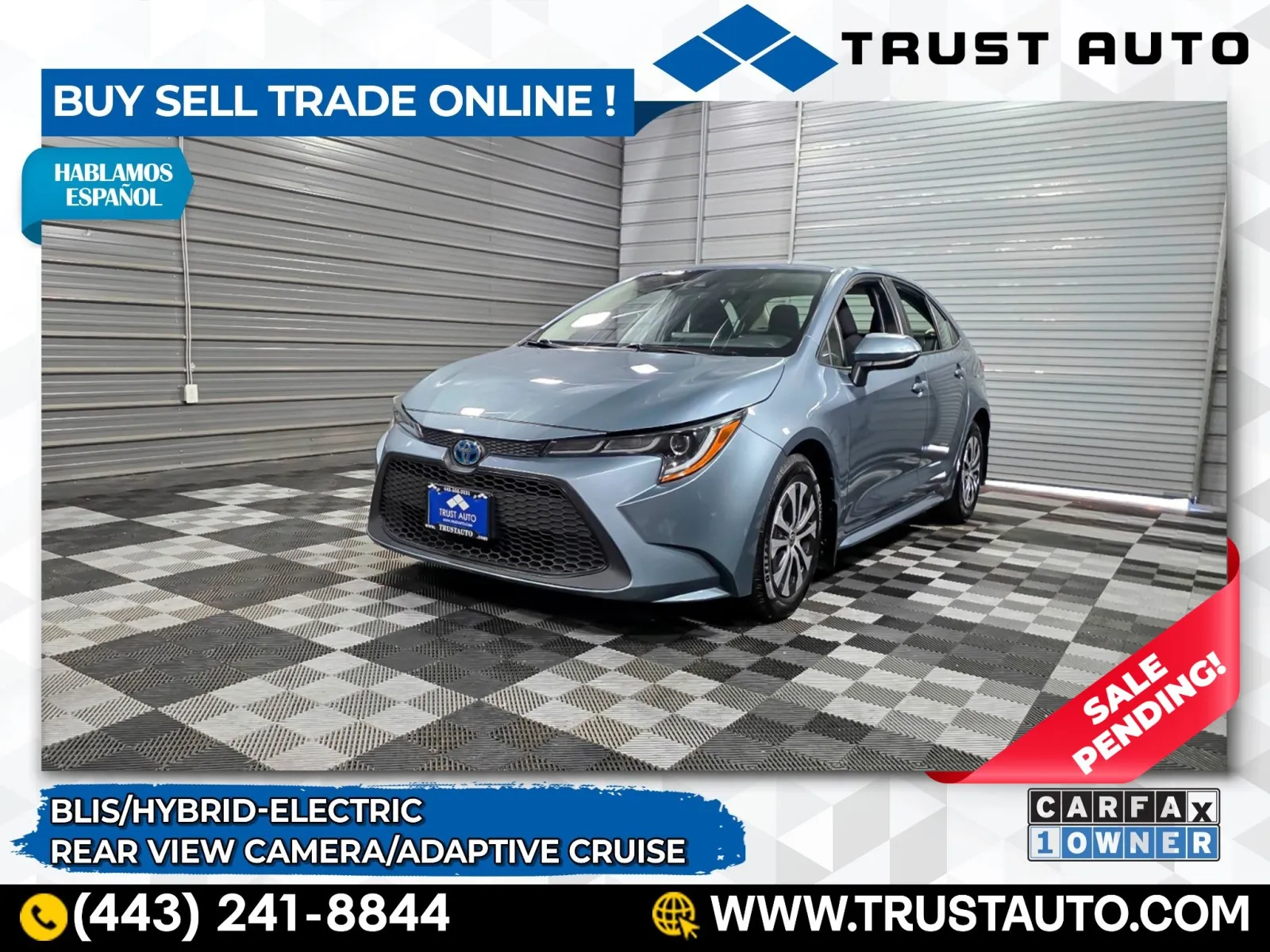 2022 Toyota Corolla LE Hybrid 4-Door Sedan for sale in Sykesville, MD