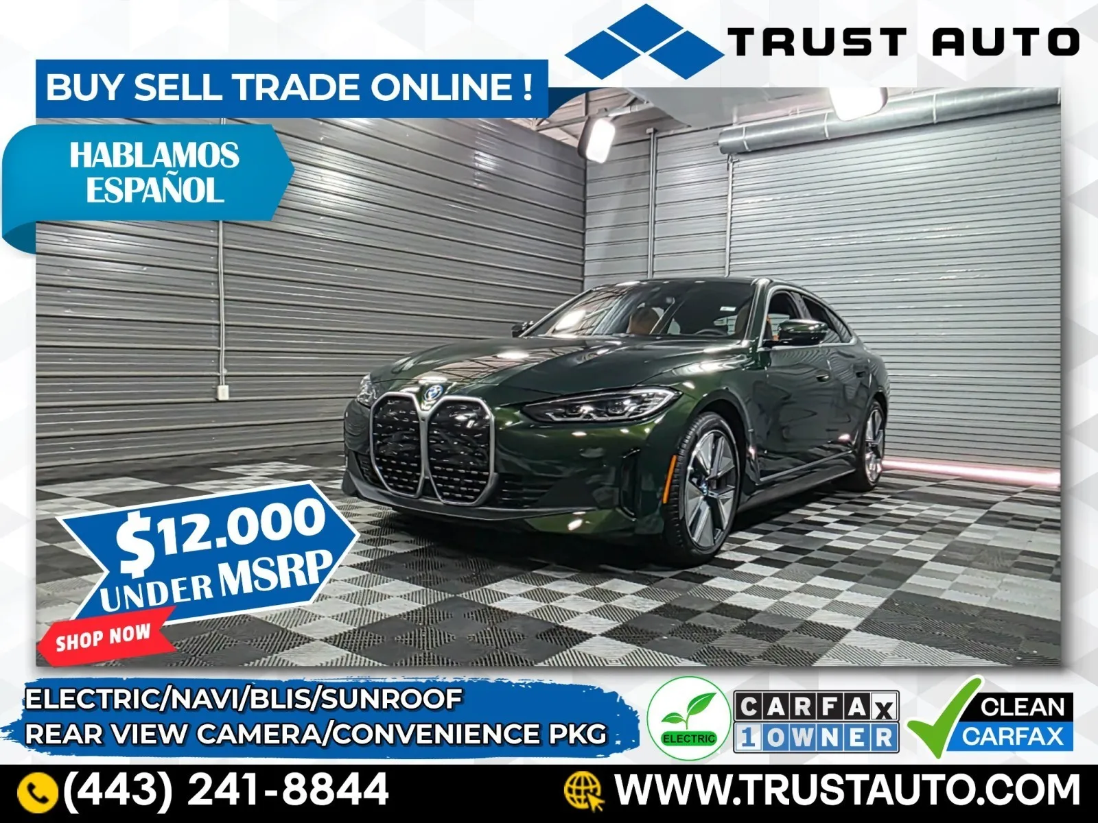 2024 BMW i4 eDrive35 Gran Coupe 4-Door Electric Luxury Hatchback
