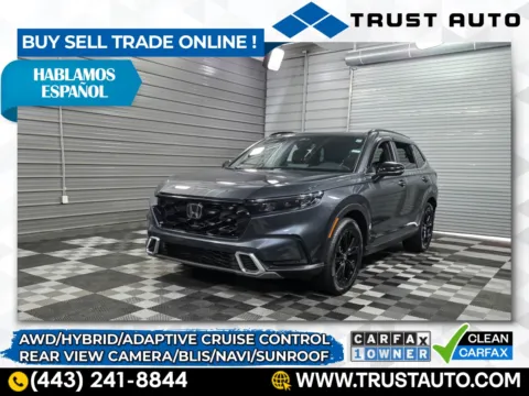 Gray 2025 Honda CR-V Sport Touring AWD Hybrid SUV for sale in Sykesville, MD