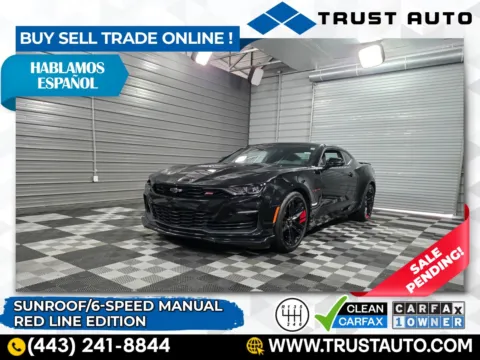 Black 2023 Chevrolet Camaro 1SS 6-Speed Manual Coupe w/Redline Edition for sale in Sykesville, MD
