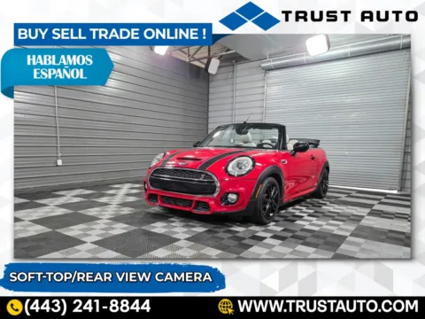 Red 2016 MINI Cooper S Soft-Top Convertible for sale in Sykesville, MD