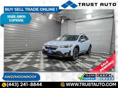 Gray 2023 Subaru Crosstrek Limited AWD SUV for sale in Sykesville, MD