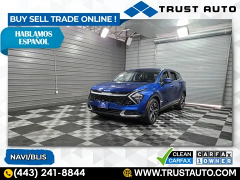 Blue 2023 Kia Sportage EX SUV for sale in Sykesville, MD
