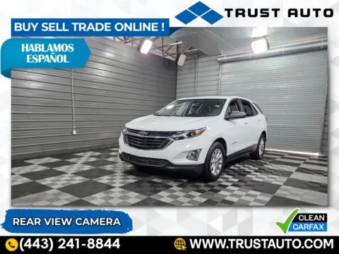 White 2019 Chevrolet Equinox LS SUV for sale in Sykesville, MD