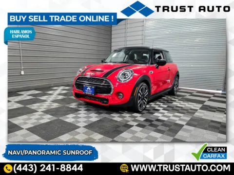 Red 2021 MINI Hardtop Cooper S 2-Door Hatchback w/Signature Trim for sale in Sykesville, MD