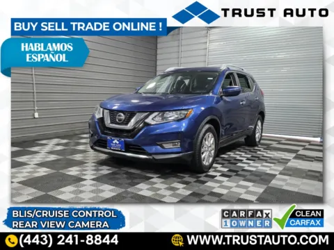 Blue 2018 Nissan Rogue SV SUV for sale in Sykesville, MD