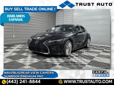 Black 2023 Lexus IS 300 Sedan w/Premium Pkg for sale in Sykesville, MD
