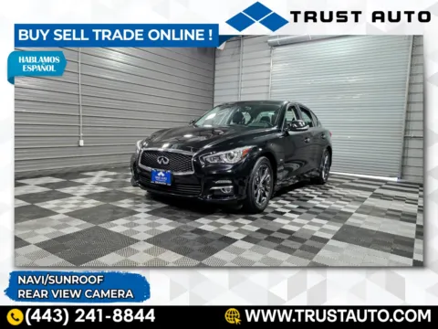 Black 2017 INFINITI Q50 3.0t Signature Edition AWD 4-Door Sedan for sale in Sykesville, MD