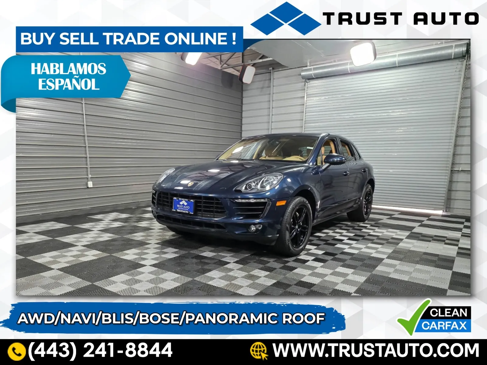 2016 Porsche Macan S AWD Luxury SUV