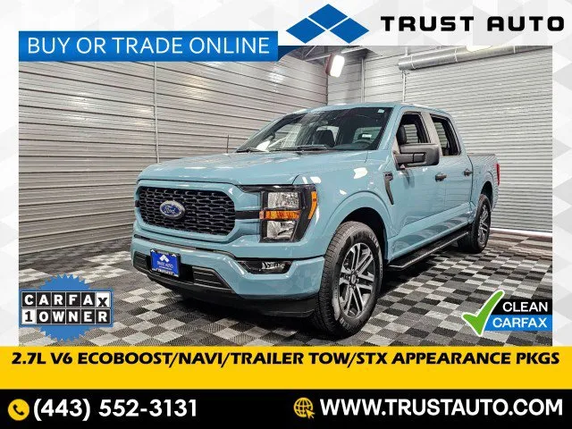 2023 Ford F-150 XL 2WD SuperCrew 2.7L Ecoboost V6 Pickup Truck w/STX Appearance Pkg for sale in Sykesville, MD