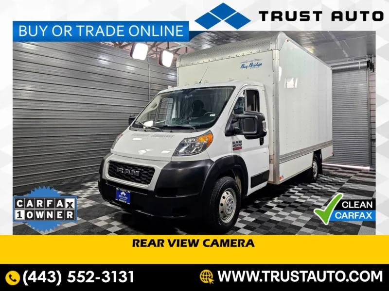 Box 2019 Dodge Promaster Cargo Van Used 2019 Ram ProMaster 3500