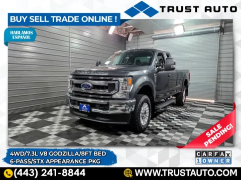 Gray 2020 Ford Super Duty F-350 SRW XL 4WD Super Cab 7.3L V8 Godzilla Pickup Truck w/STX Appearance for sale in Sykesville, MD