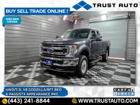 Gray 2020 Ford Super Duty F-350 SRW XL 4WD Super Cab 7.3L V8 Godzilla Pickup Truck w/STX Appearance Pkg for sale in Sykesville, MD