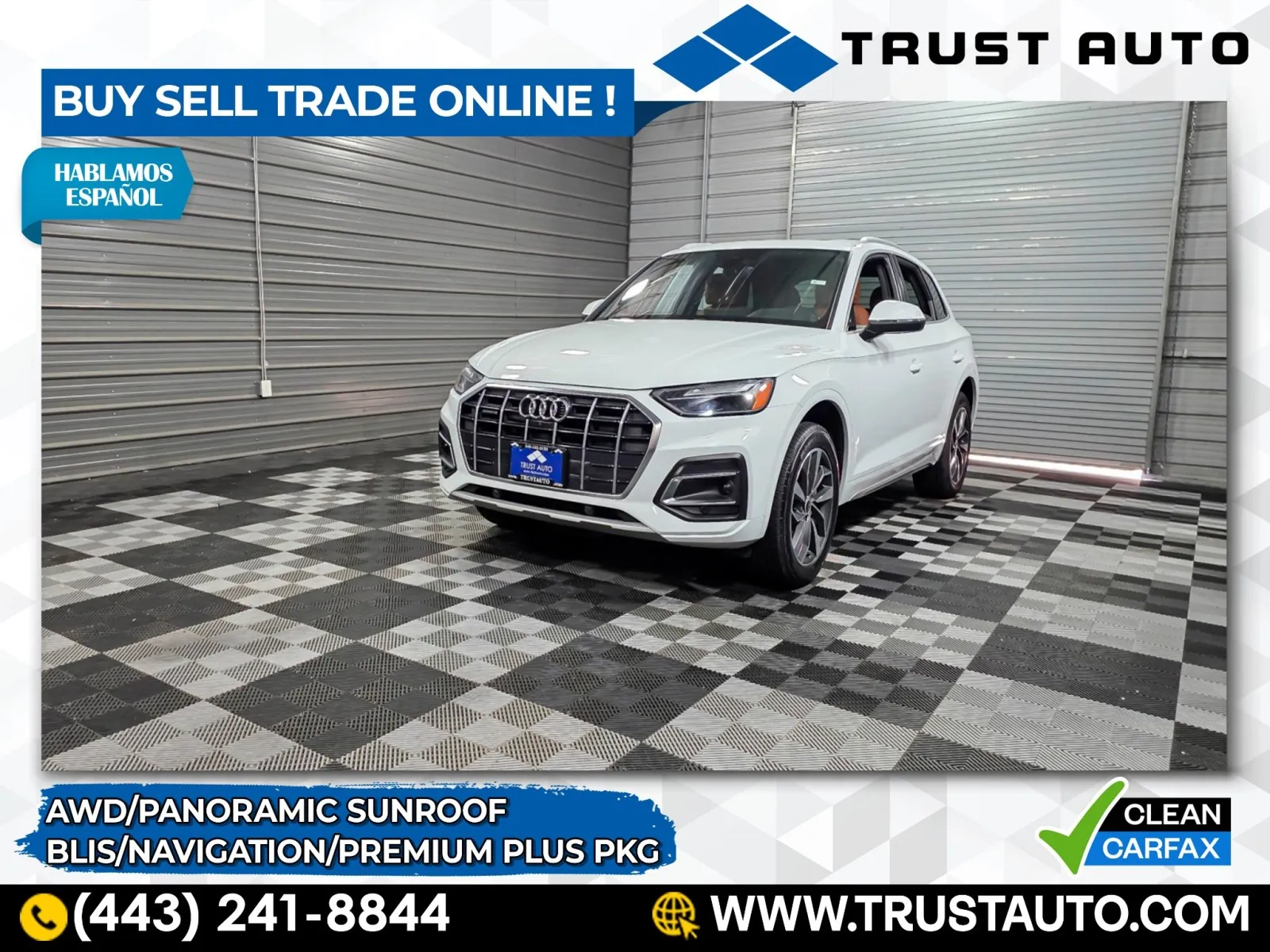 2021 Audi Q5 Premium Plus 45 TFSI AWD quattro SUV w/Navigation Pkg