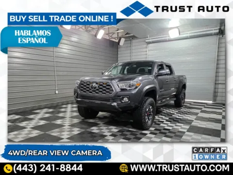 Gray 2020 Toyota Tacoma TRD Off Road 4WD Double Cab Pickup Truck for sale in Sykesville, MD