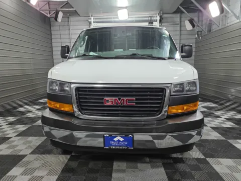 Another view of 2018 GMC Savana 2500 Cargo 135''WB 6.0L V8 Vortec Minivan/Van w/Roof Racks for sale in Sykesville, MD at Trust Auto