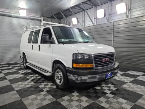 More photos of 2018 GMC Savana 2500 Cargo 135''WB 6.0L V8 Vortec Minivan/Van w/Roof Racks at Trust Auto, MD