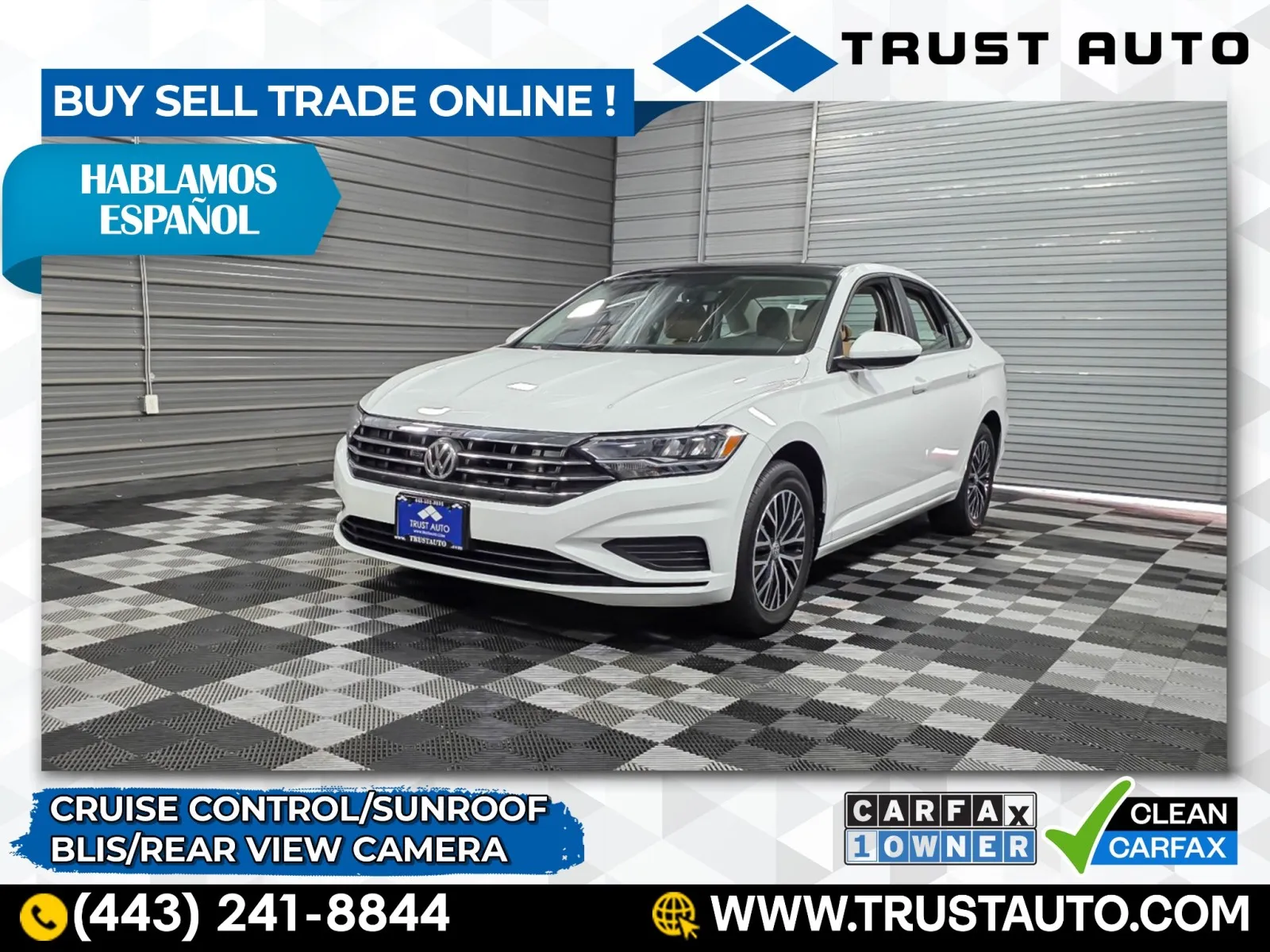 White 2021 Volkswagen Jetta SE 4-Door Sedan for sale in Sykesville, MD