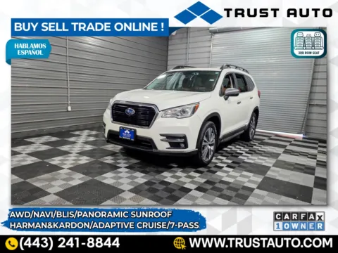 Black 2020 Subaru Ascent Touring AWD 7-Passenger SUV for sale in Sykesville, MD
